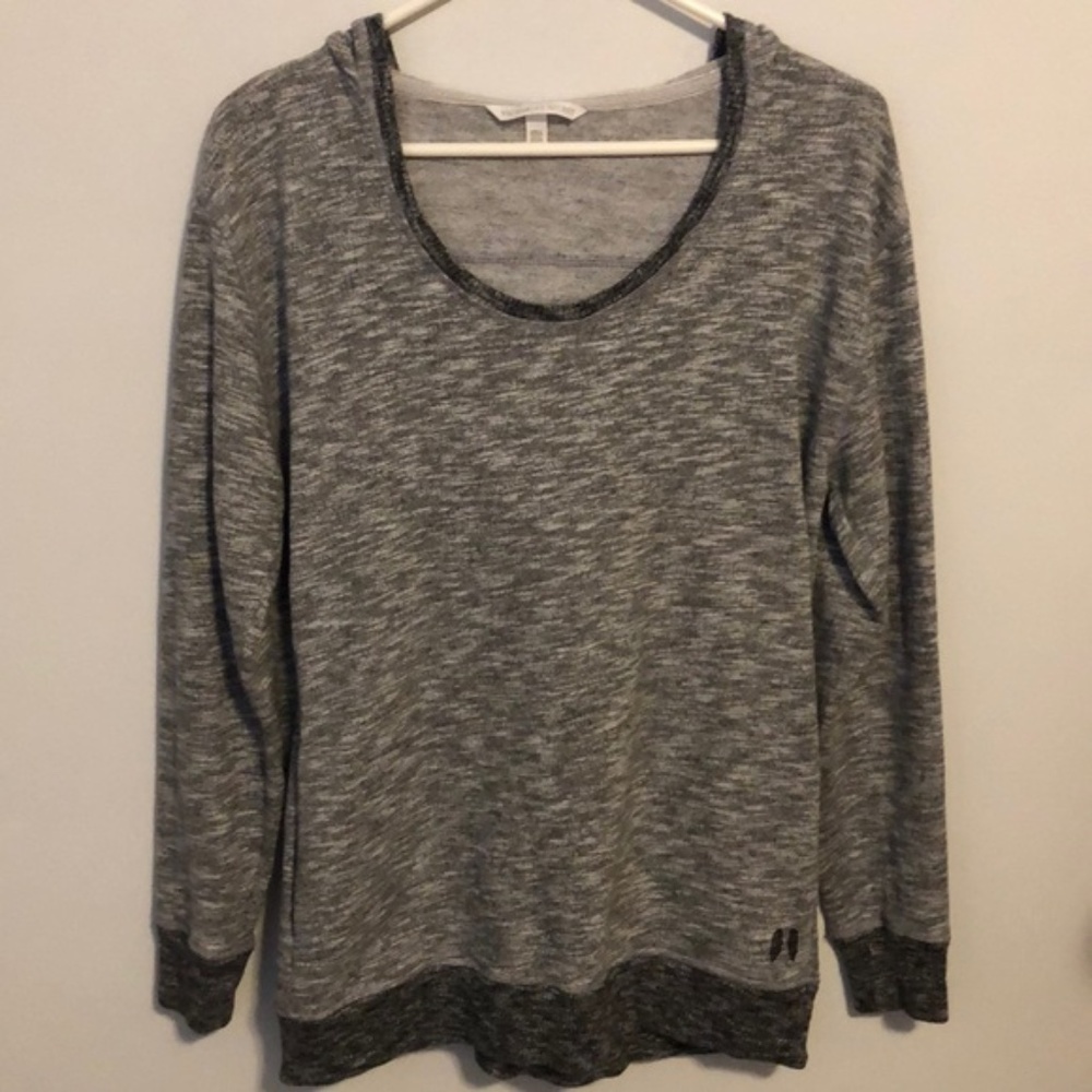 Victoria Secret Hooded Long Sleeve Shirt Size XS